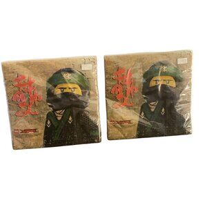 Lego Ninjago Movie Luncheon Napkins 16 Pack 2-Ply‎ 12 7/8" x 12 7/8" Set of 2